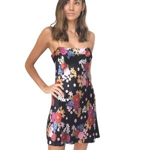 Bec & Bridge Cha Cha Mini Dress | Satin Mini Slip Spaghetti Strap Dress Sz 10